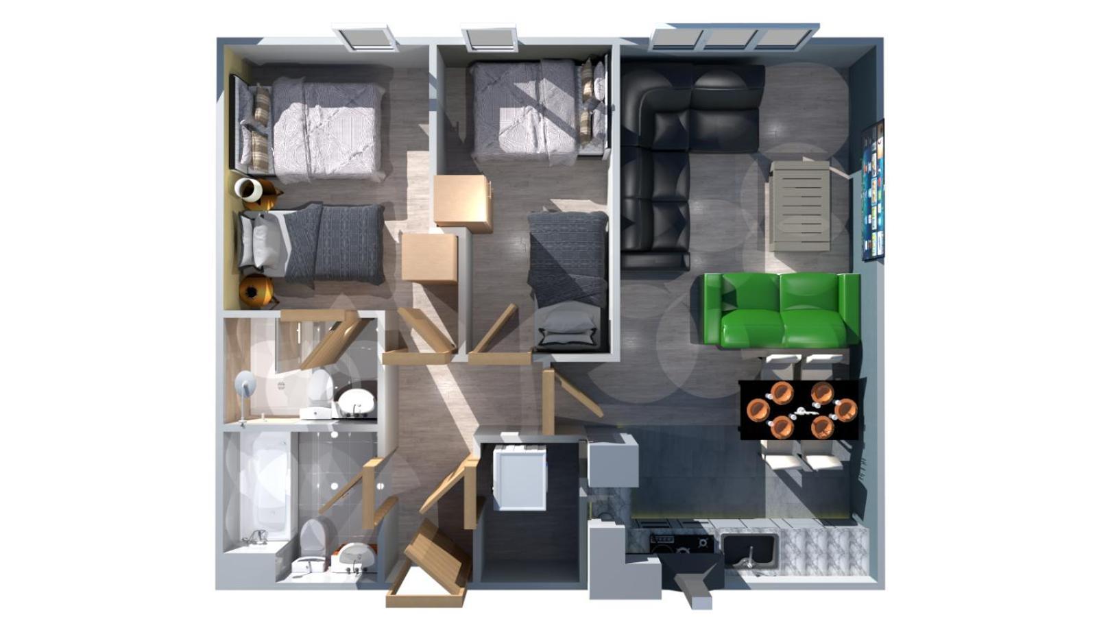 Sidemersey Livings- Convenient And Central 2-Bedroom Haven In L1 リヴァプール エクステリア 写真